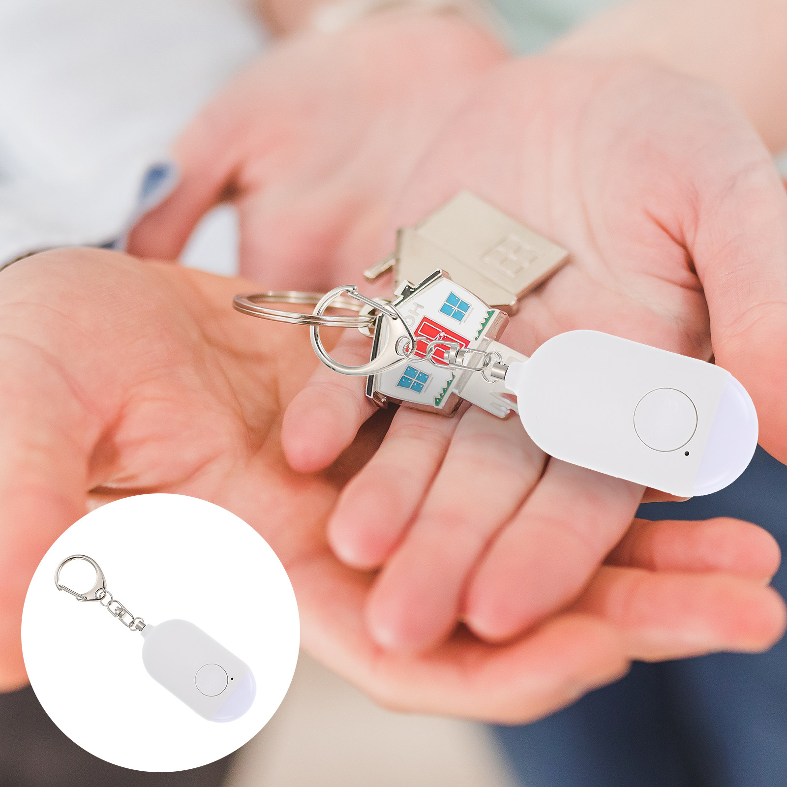1Set Personal Alarm Rechargeab - Personal Alarm Keychain recension och pris