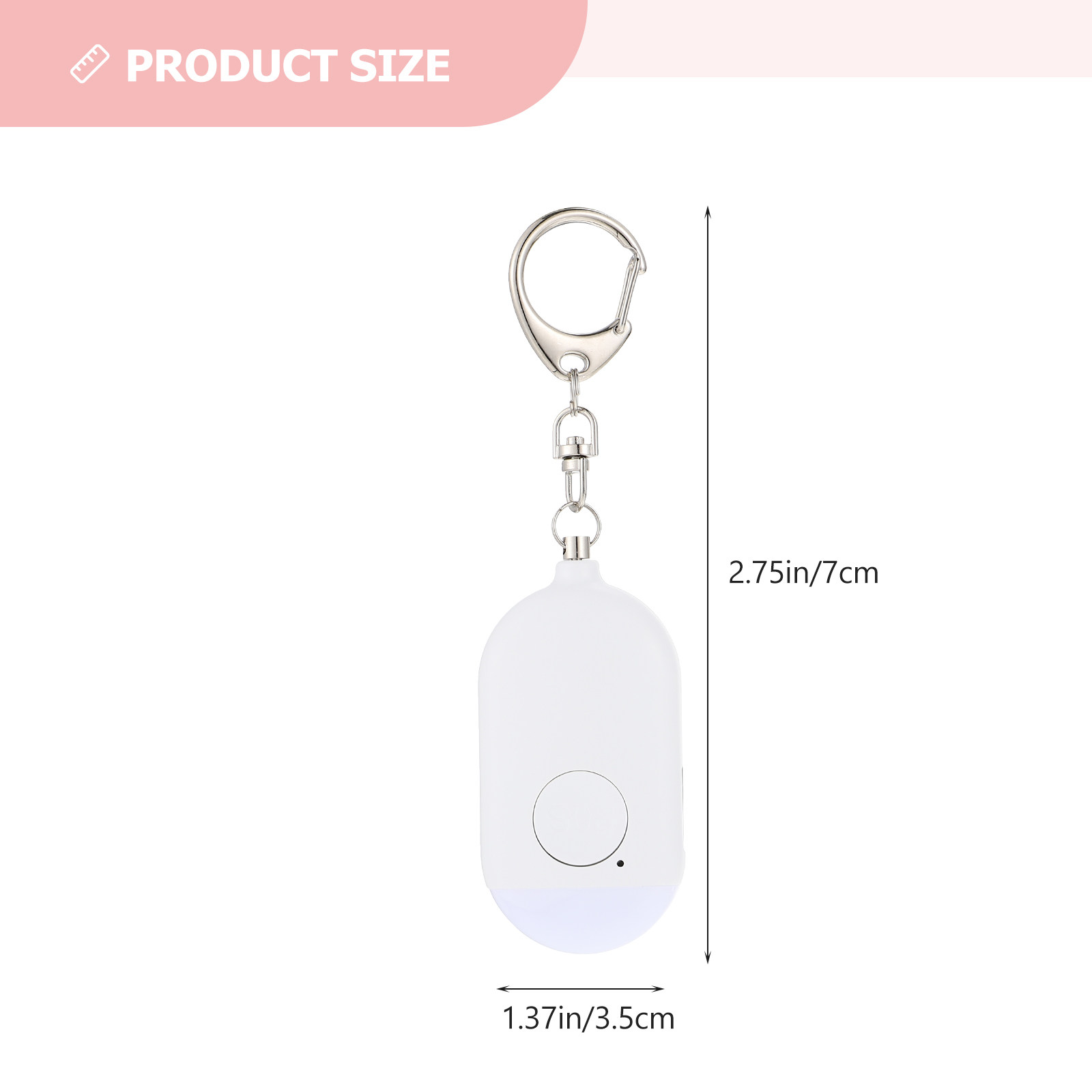 1Set Personal Alarm Rechargeab - Personal Alarm Keychain recension och pris