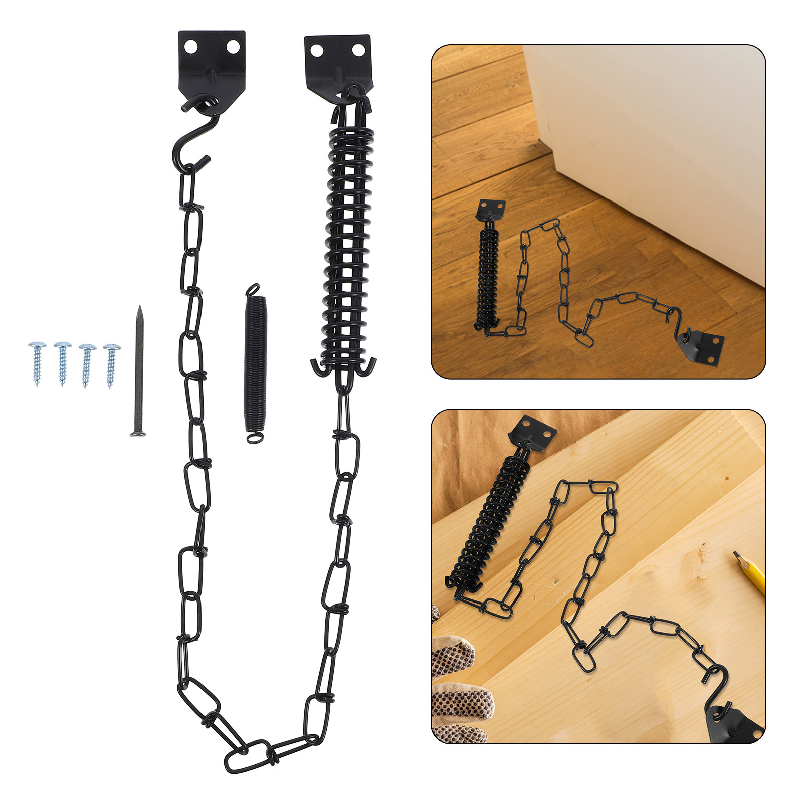 2Set Windproof Chain Door Guar - Security Chain Door recension och pris