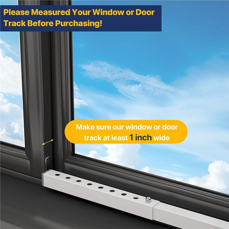 T19C 2Pcs Adjustable Window Lo - Window Lock Bar recension och pris