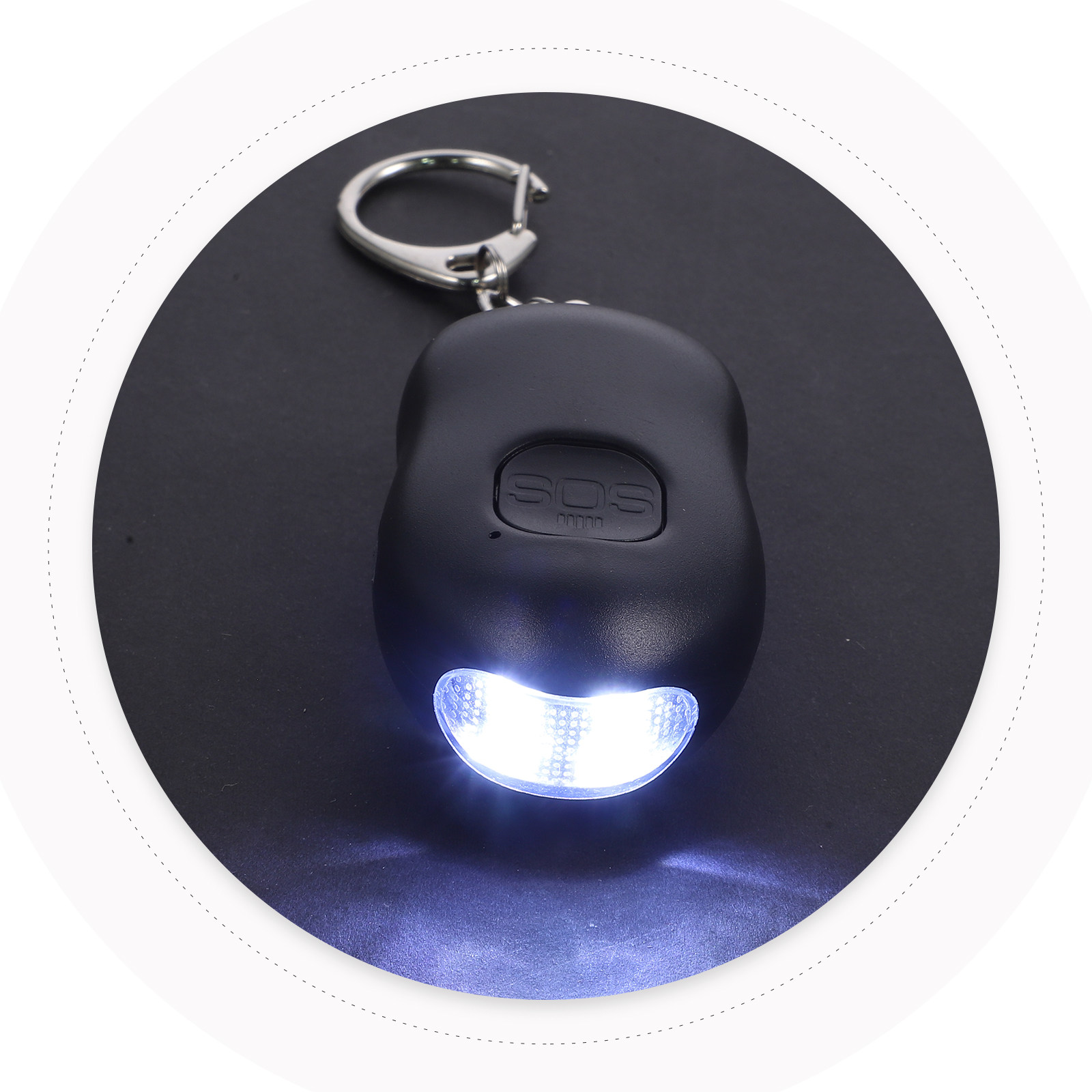 1Pcs Personal Safety Alarm 130 - Personal Alarm Keychain recension och pris