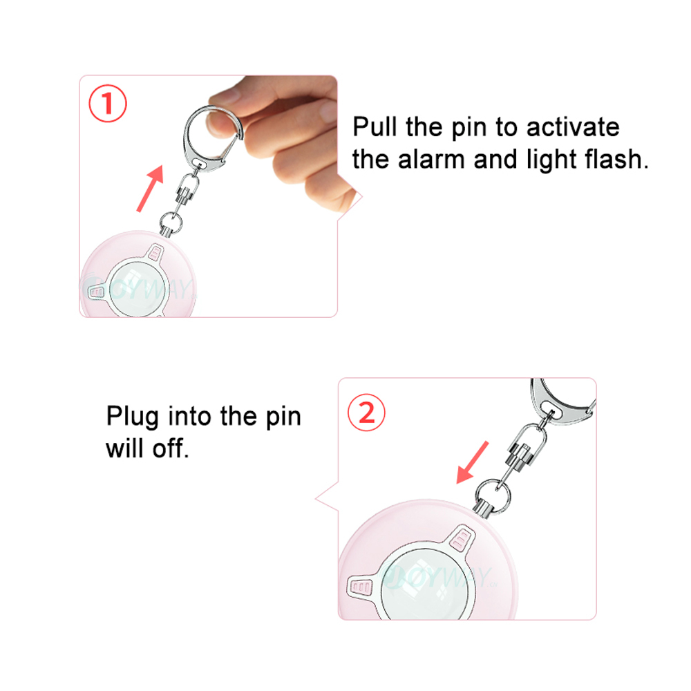 JOYWAY New Personal 130dB Sire - Personal Alarm Keychain recension och pris