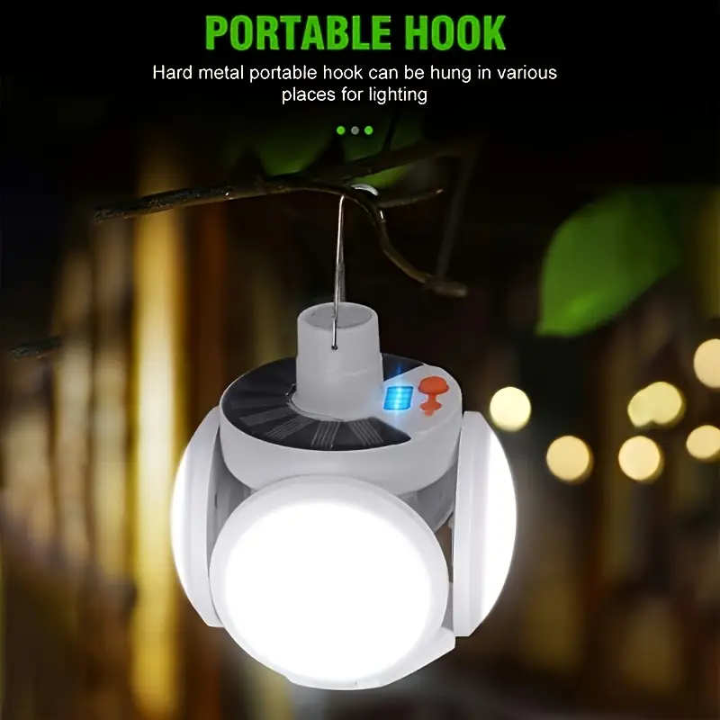 1 Solar Folding Light with USB - Power Outage Light recension och pris
