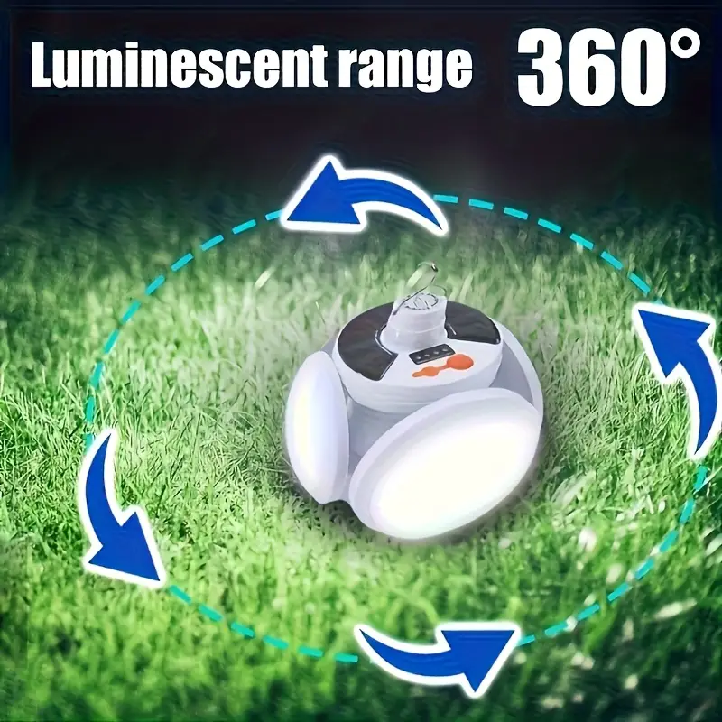 1 Solar Folding Light with USB - Power Outage Light recension och pris