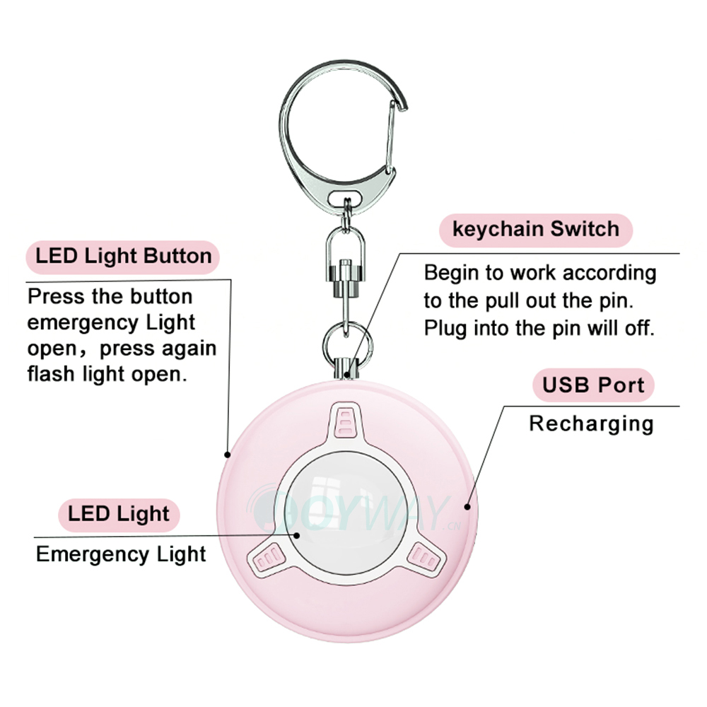 Kids Self Defense Security 130 - Personal Alarm Keychain recension och pris