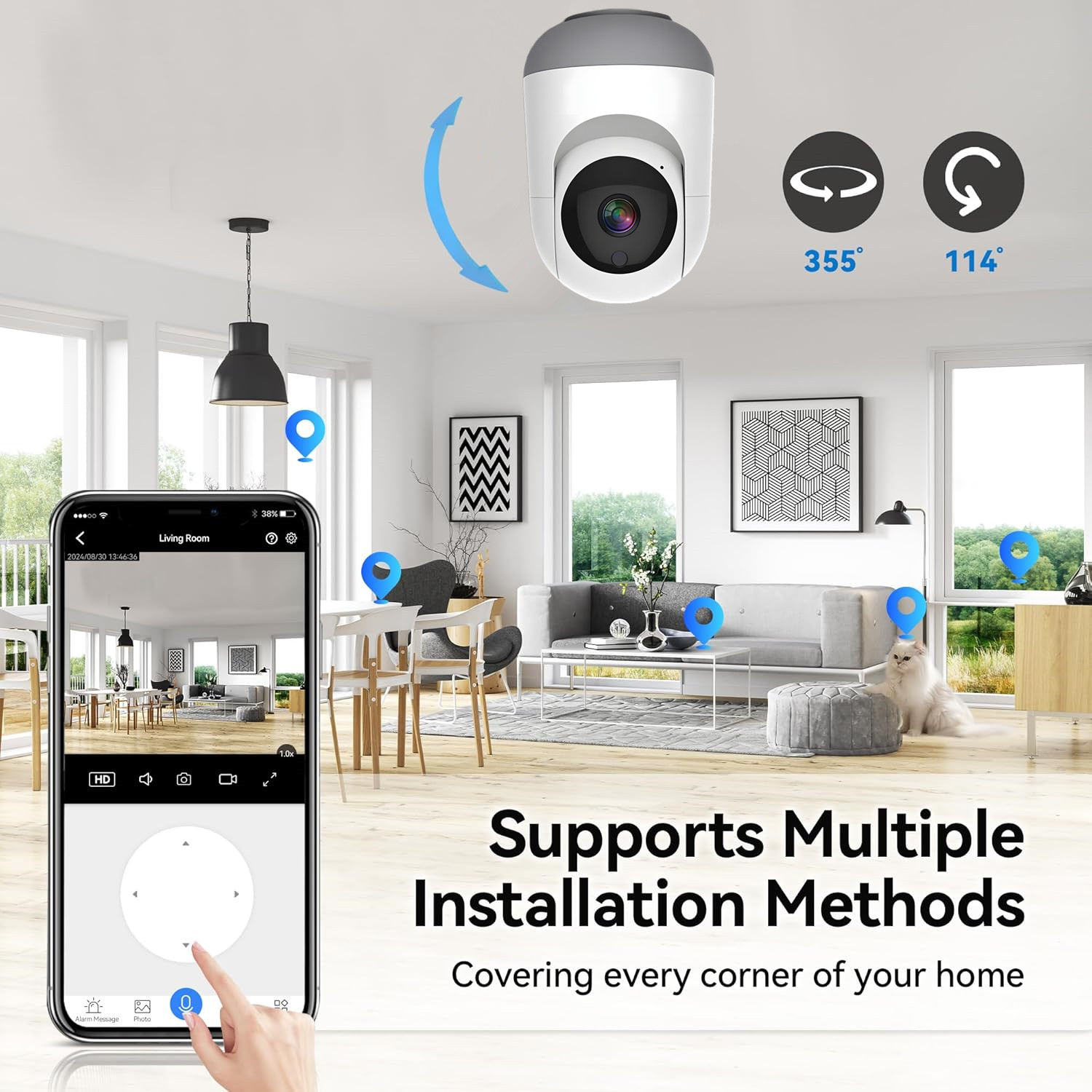 4MP Tuya WiFi Camera, 2.4/5G D - Eufy Camera E220 recension och pris