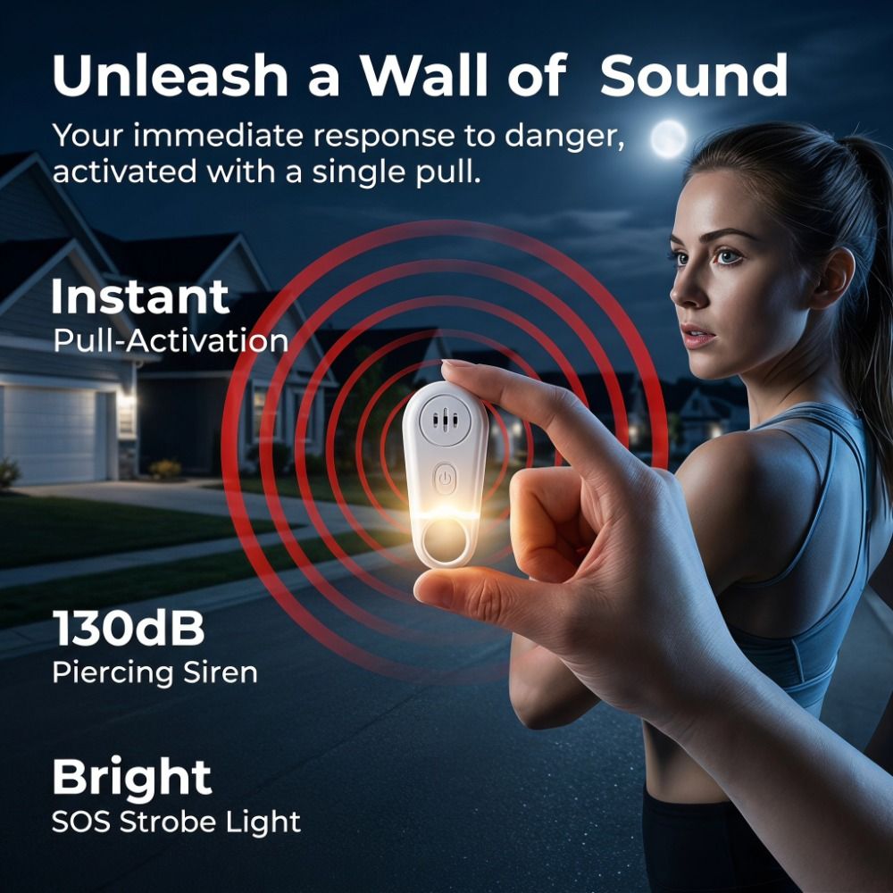 Portable Personal Safety Alarm - Personal Alarm Keychain recension och pris