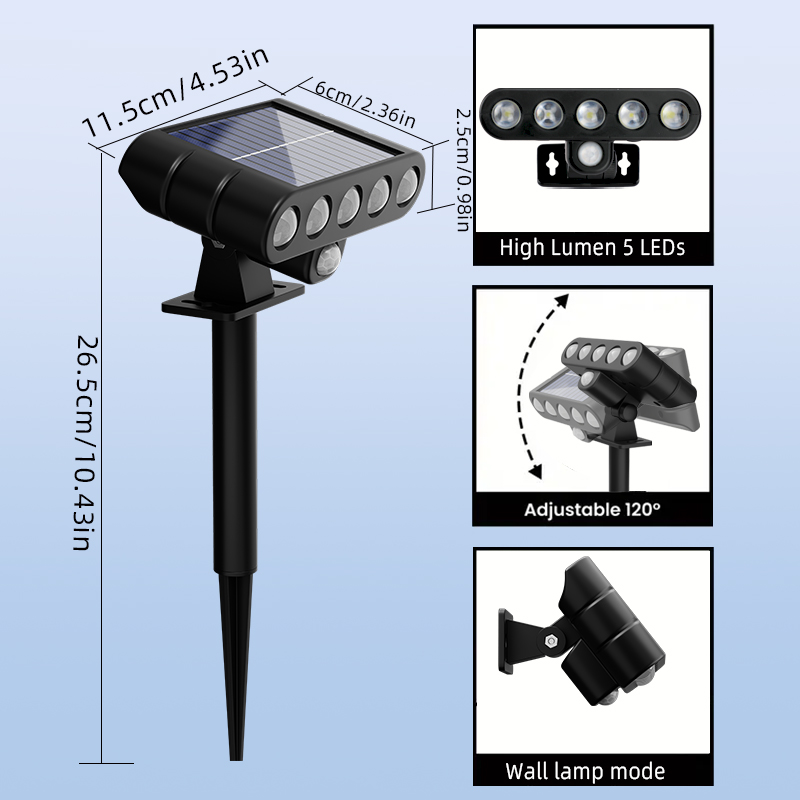 4PCS Solar Powered Outdoor Wal - Power Outage Light recension och pris