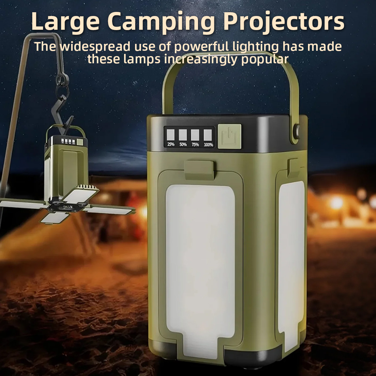 Portable Four-Leaf Clover Camp - Power Outage Light recension och pris