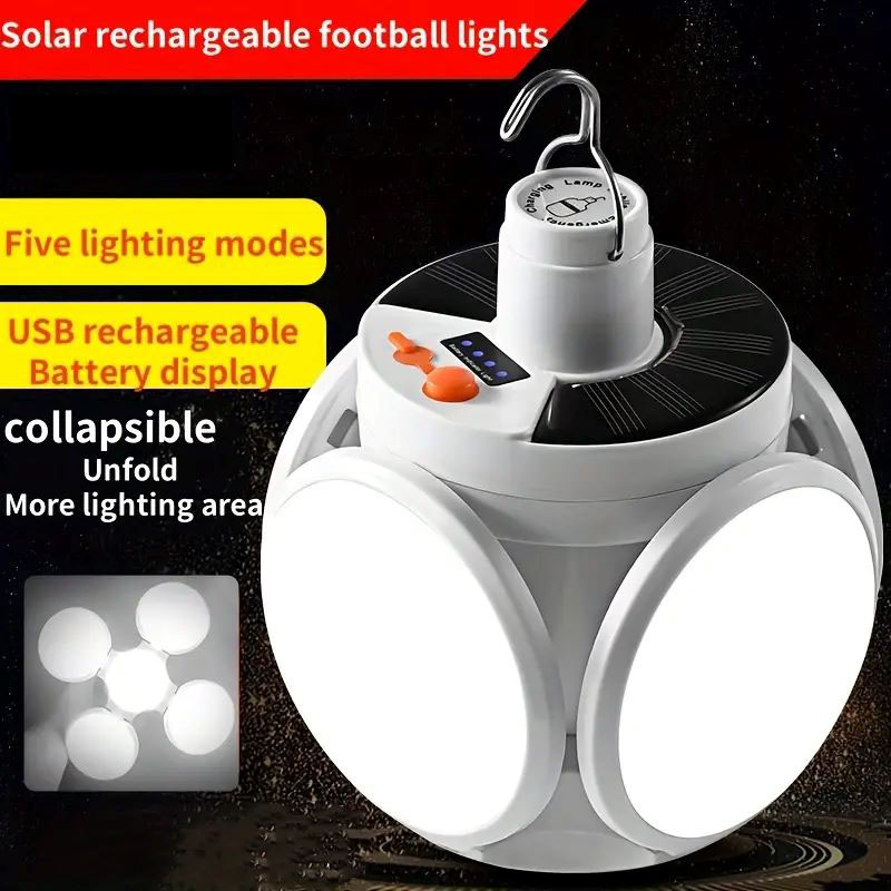 Solar Charging Light with Hook - Power Outage Light recension och pris