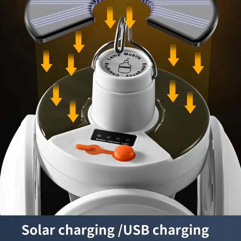 Solar Charging Light with Hook - Power Outage Light recension och pris